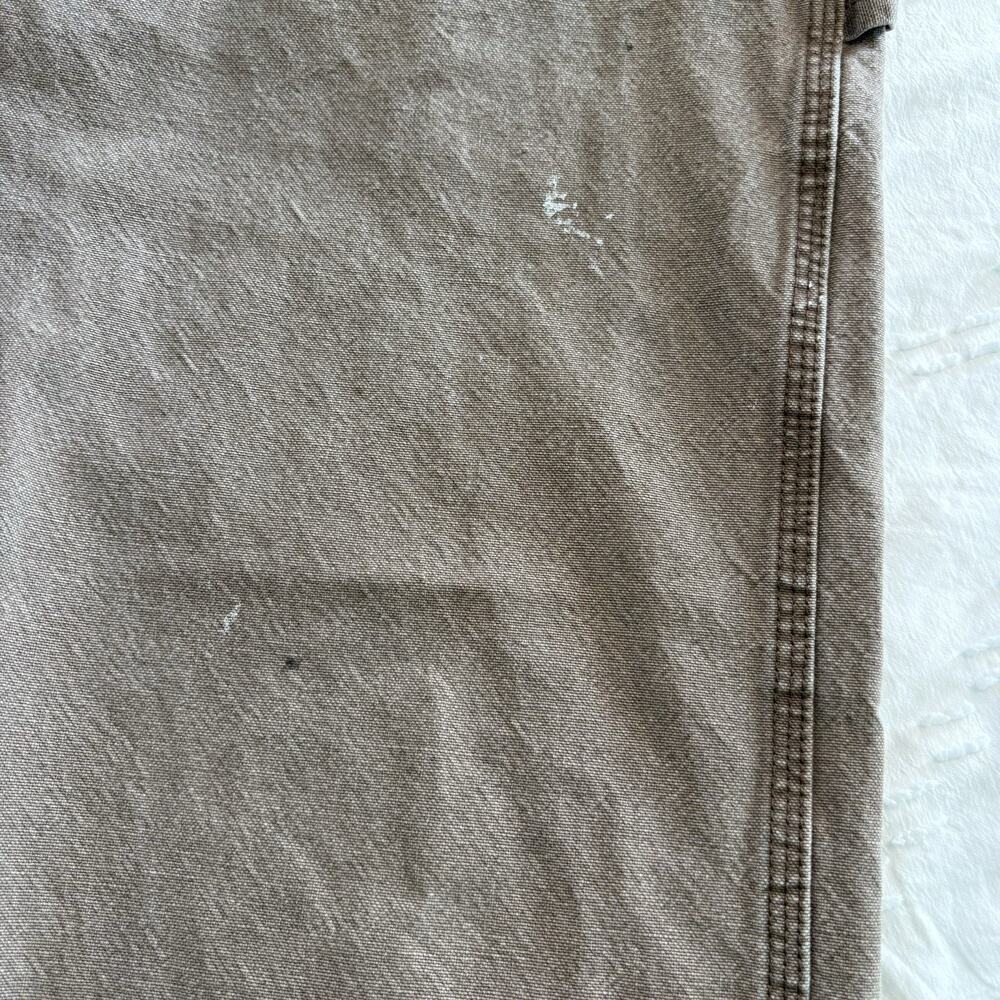 C.E. Schmidt Workwear Carpenter Pants Brown Canvas Utility 34x30 - Picture 11 of 12